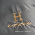 Embroidery Bedding Set Luxury Logo embroidery solid Washed silk bedding set Supplier